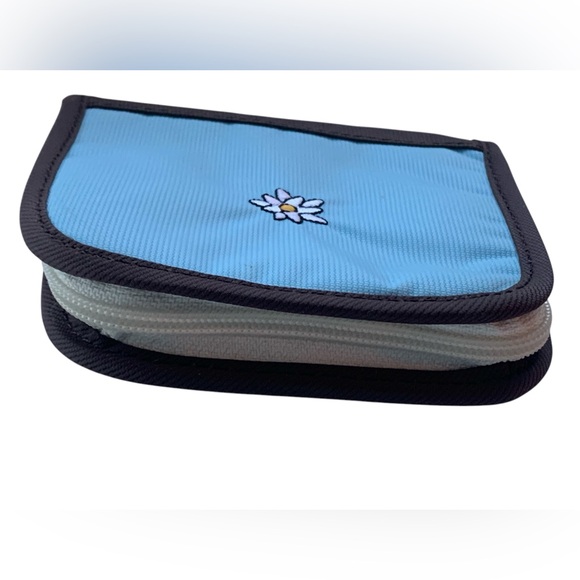 SHERPANI Kai Light Blue & Brown Wallet Coin Purse Bag Woman’s Accessories NEW - Picture 4 of 11